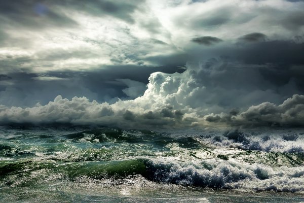 Энди Симмонс пейзаж море шторм