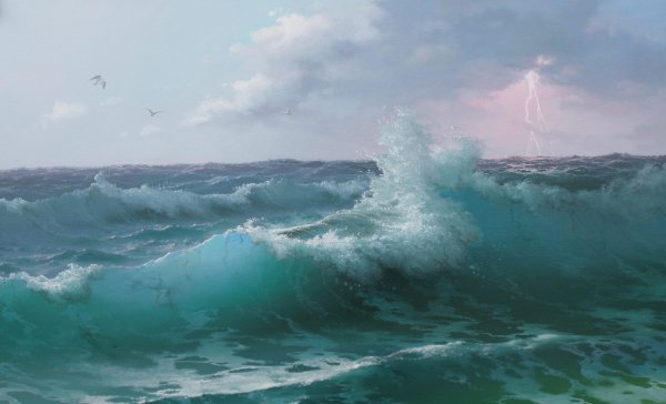 Геленджик море шторм