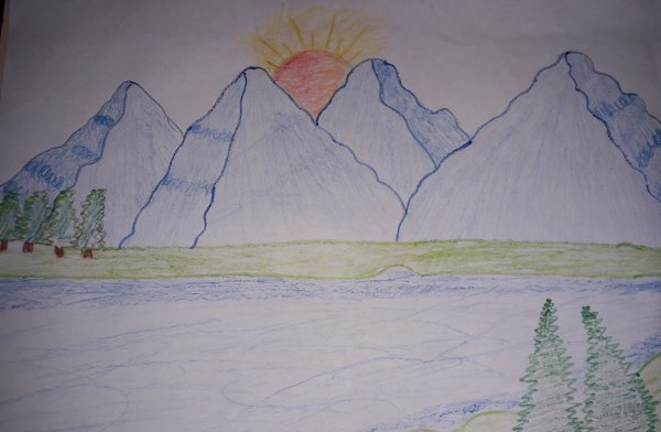 Пейзаж 1 сынып