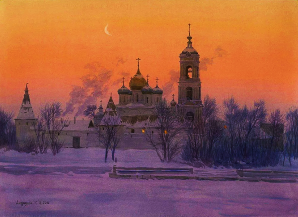 Сергей Андрияка зимние пейзажи