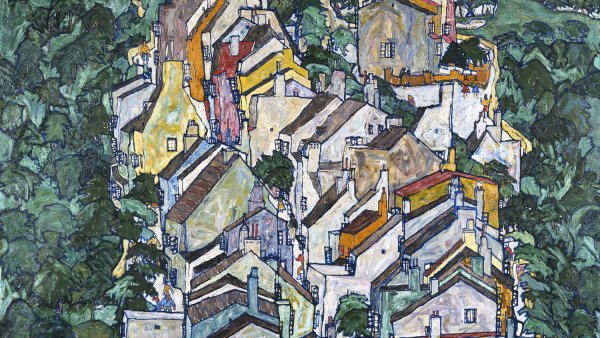 Шиле пейзажи