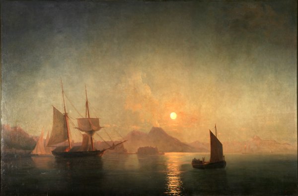 Айвазовский Иван Константинович - вид на Везувий