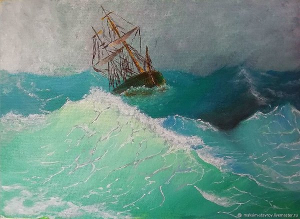 Марина картина Айвазовского