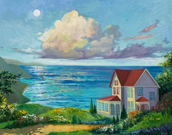 Сказочный дом у моря