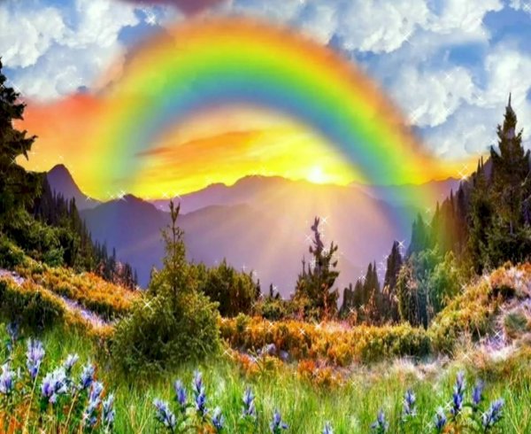 Радуга в природе