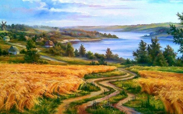 Пейзажи русских художников