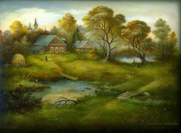 Федоскино пейзажи Симонов