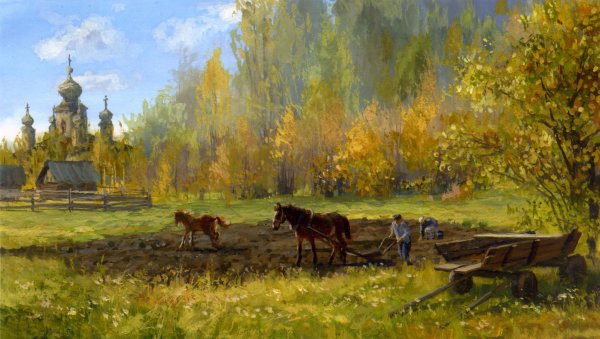 Жданов Владимир художник картины кони