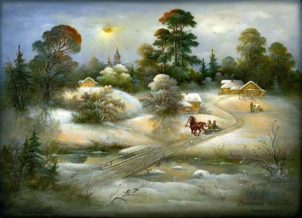 Федоскинская лаковая живопись