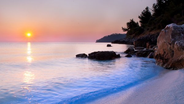 Вечер на море