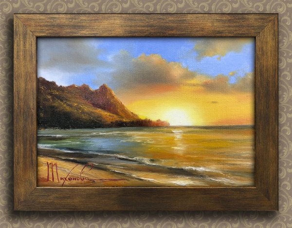 Харитон художник Купрашвили закат на море