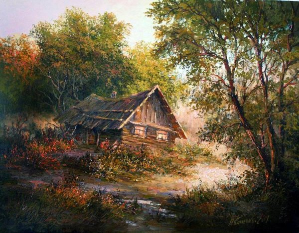 Избушка в деревне