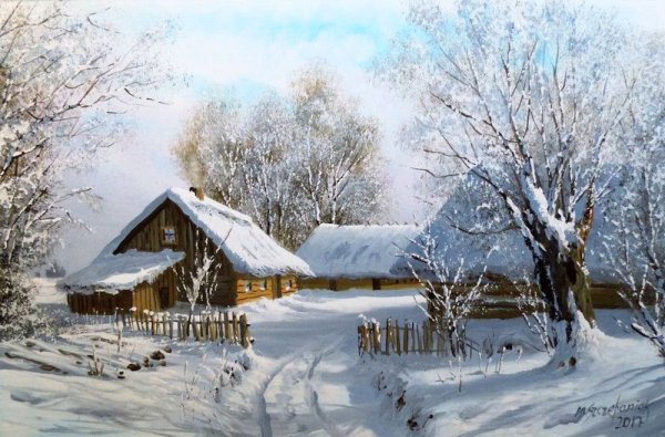 Сергей Дорофеев зимние пейзажи