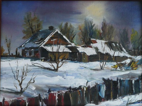 Художник Дмитрий Лёвин деревня