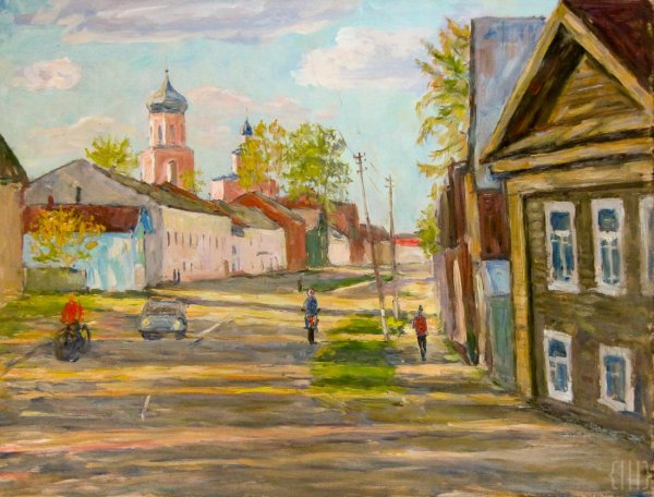 Художник креухов Валдай