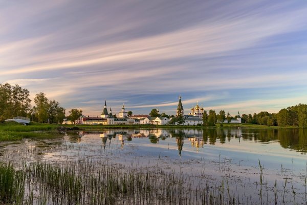 Иверский монастырь картина