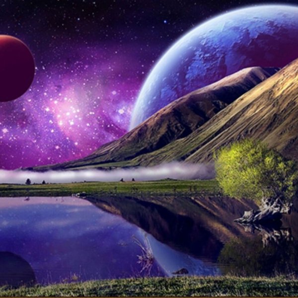 Фантастические космические пейзажи