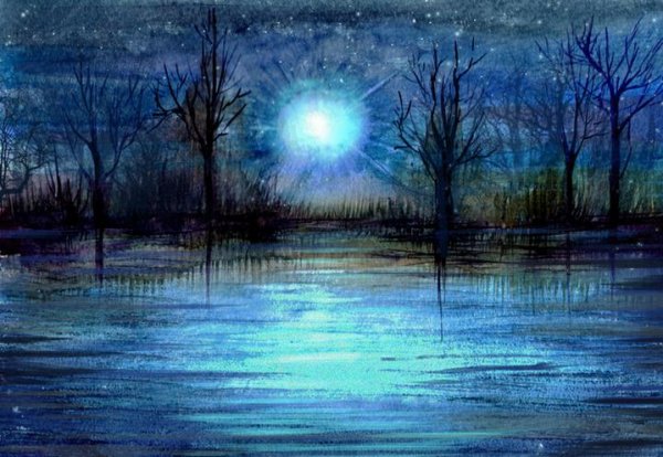 Акварельные рисунки