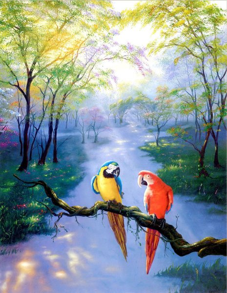 Пейзаж с животным