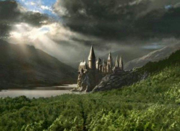 Замки фэнтези Хогвартс