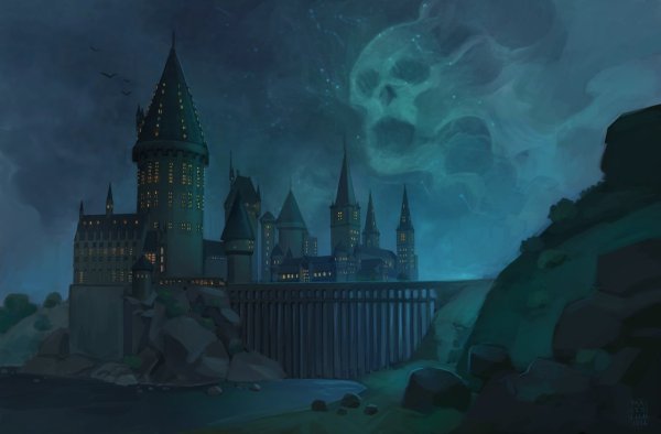 Хогвартс дворец фон