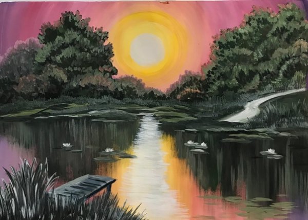 Анурисуй акрил Катя фёдорова