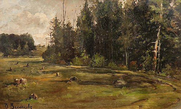 Васнецов Виктор Михайлович пейзажи Третьяковская галерея