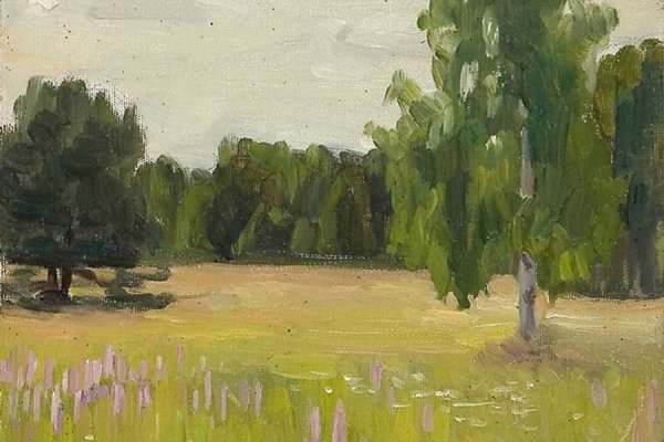 Васнецов Аполлинарий Уральский пейзаж. 1890-. 1891