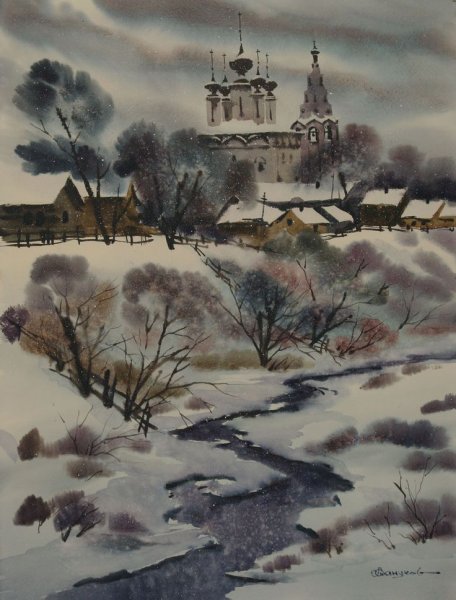 Игорь Манухов акварель