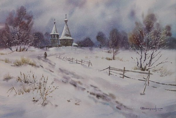 Игорь Манухов акварель