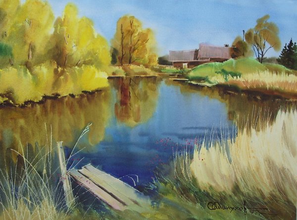 Игорь Манухов акварель