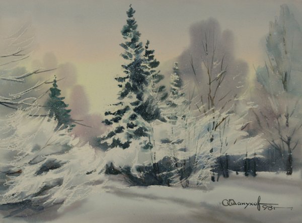 Игорь Манухов акварель