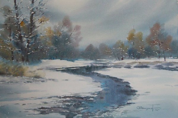 Игорь Манухов акварель