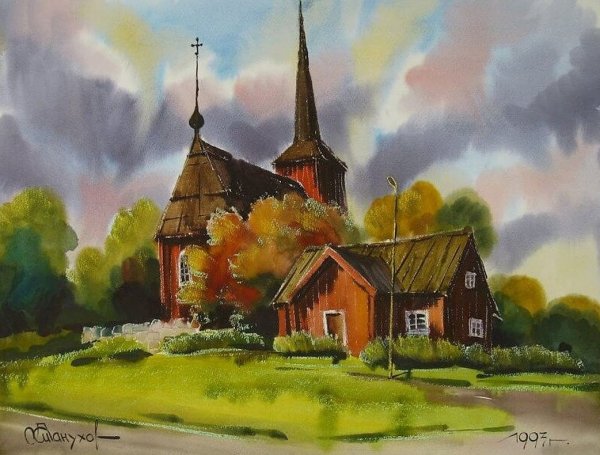 Манухов Игорь Александрович акварель