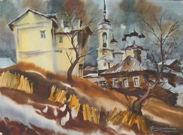 Игорь Манухов художник акварель