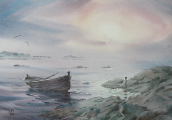 Манухов Пейзажная акварель