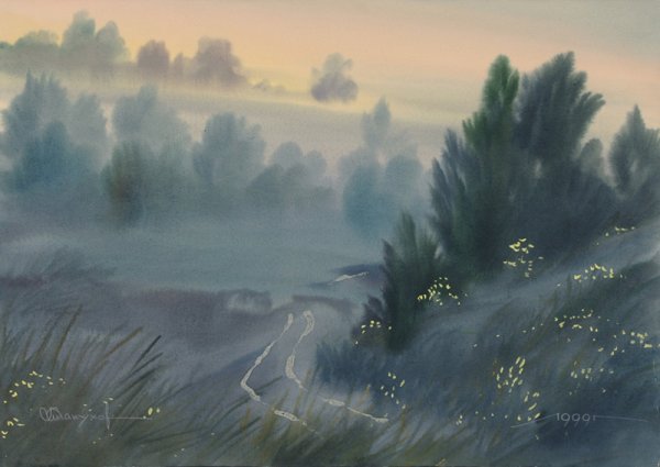 Манухов Игорь Александрович акварель