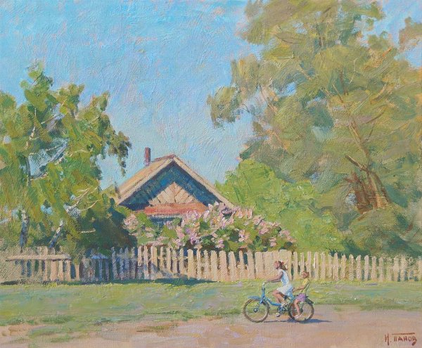 Левитан пейзаж со стаффажем