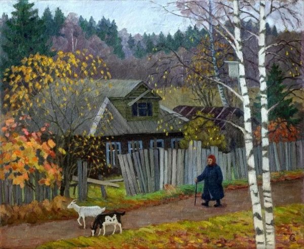 Рубцов родная деревня в живописи