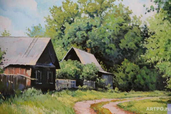 Сельский пейзаж Сурикова