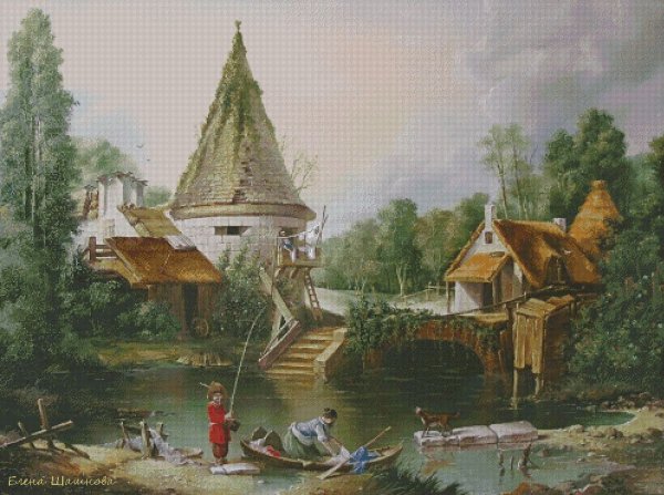 Франсуа Буше пастушеская сцена