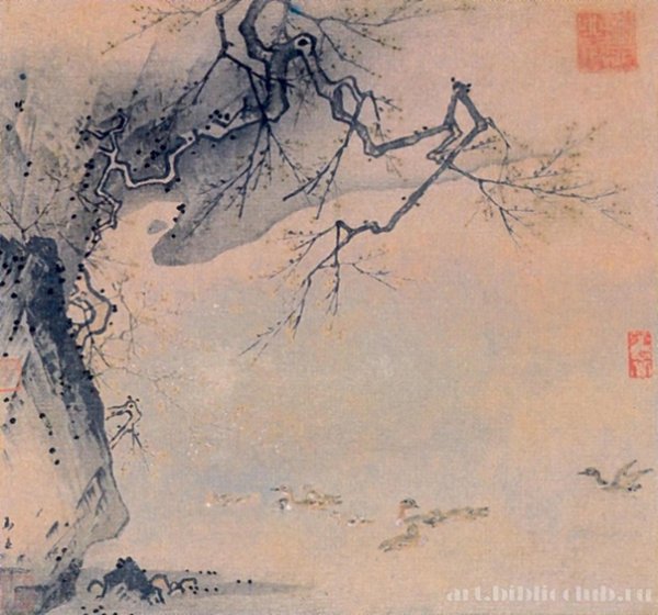 Ма юань утки скала и Мейхуа