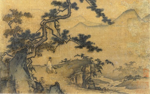 Ма юань. Утки, скала и аэйхуа.