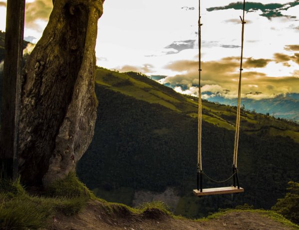 Качели над пропастью Эквадор