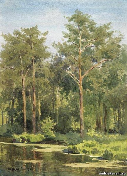 Сергей Андрияка картины пейзажи