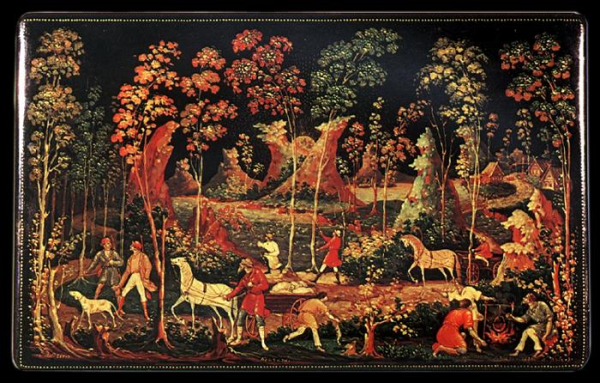 Палехская миниатюра 19 век