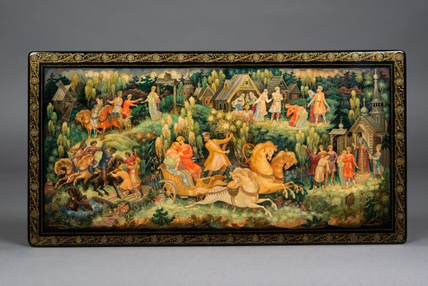 Палех Царевна лебедь