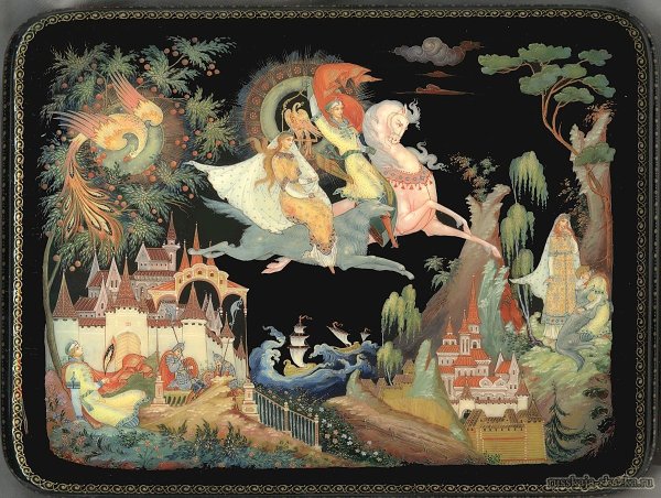 Лаковая миниатюра (Мстера, Палех, Холуй, Федоскино