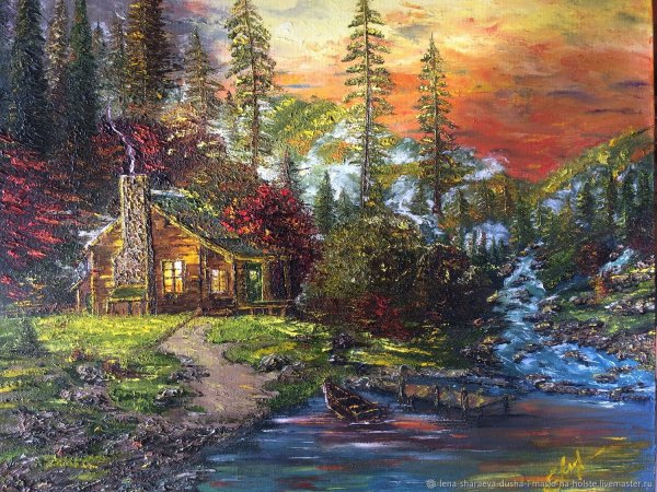 Томас Кинкейд домик в лесу