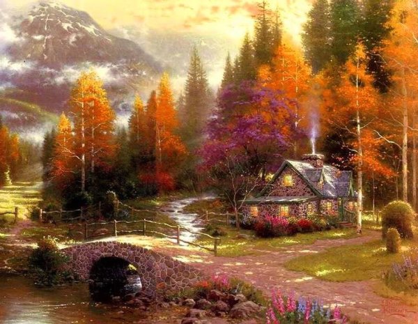 Томас Кинкейд водяная мельница